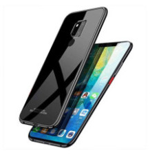 Glass Case za Huawei Mate 20 Pro, črna barva
