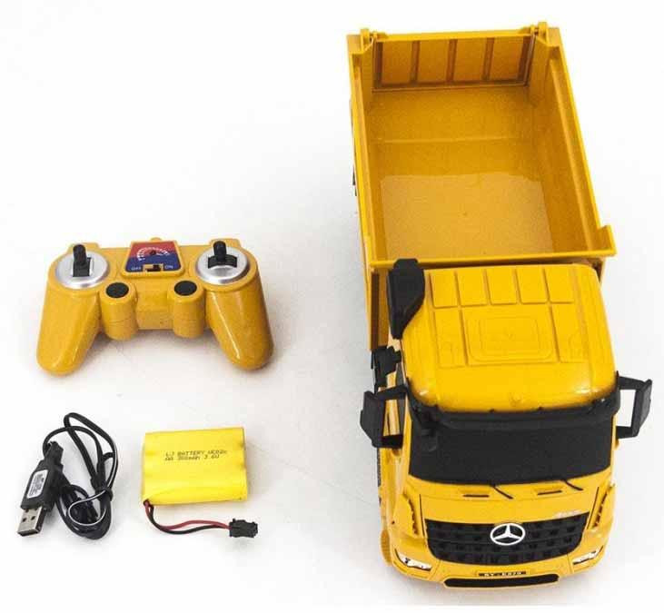 RC DUMP TOVORNJAK MERCEDES/2,4GHz/1:26/ZVOK-LUČI/RTR