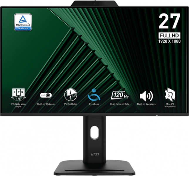 Zaslon MSI PRO MP272PMG / 27″ / FHD / IPS / 120Hz / 1ms (MPRT) / črn
