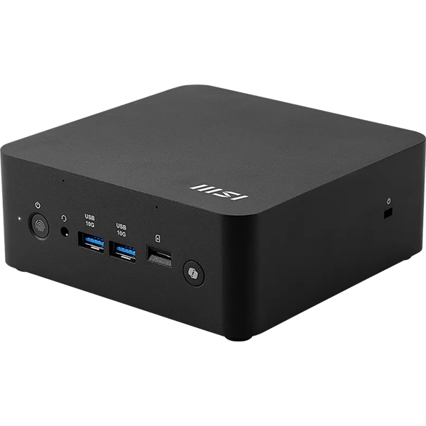 Mini namizni računalnik MSI Cubi NUC AI+ 2MG-022BEU barebone Core Ultra 5 / 16GB / Wi-Fi 6E + BT / 2×2.5Gbps (črn)