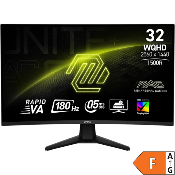 Zaslon MSI MAG 32CQ6F 31,5″ / WQHD / 180Hz / 1ms (MPRT) (črn)
