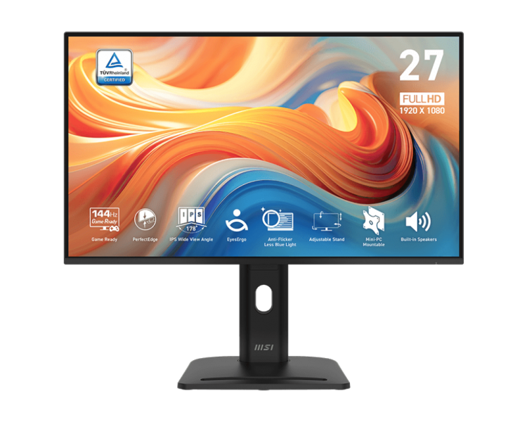 Zaslon MSI PRO MP275PG E14 / 27″ / FHD / IPS / 144Hz / 1ms (MPRT) / črn