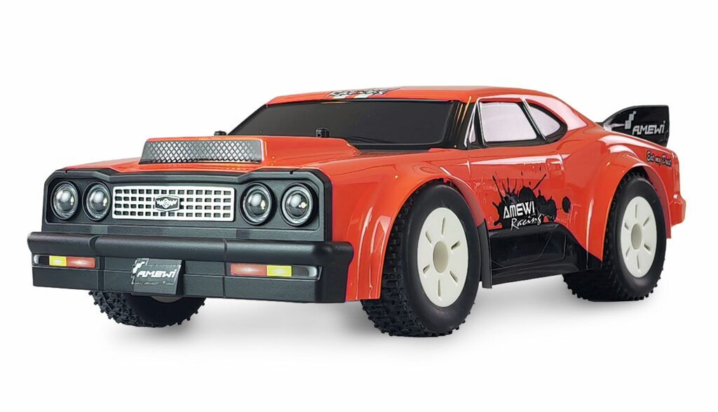 DR1.6 Drag Racer brušen 4WD 1:16 RTR – oranžen/AMW-21097