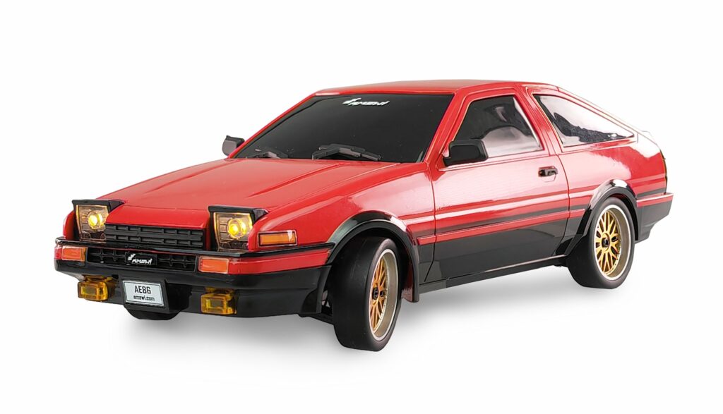 AE86 Sprinter Trueno Drift Car 1:18 RTR – rdeč/AMW-21103