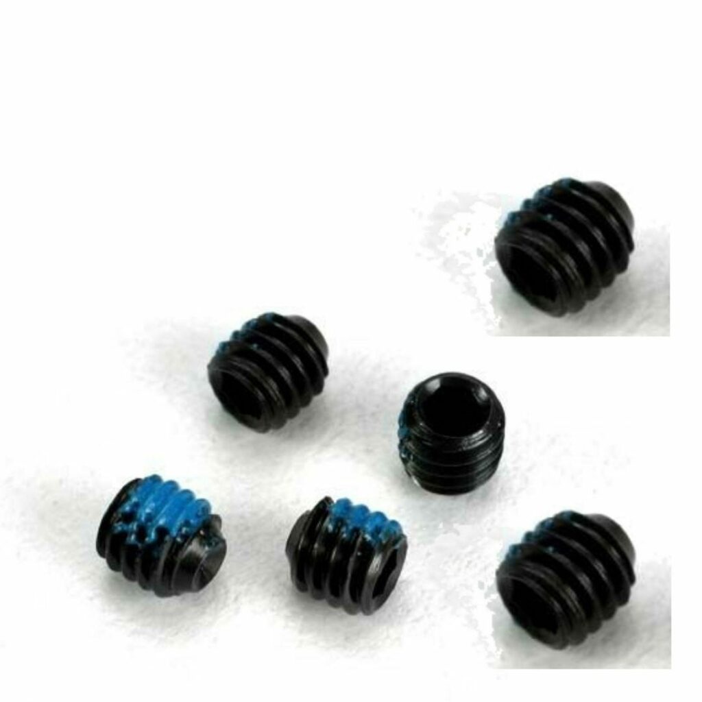 Traxxas navojni vijaki brez glave M4 × 4 mm – 6 kosov (TRX4897)