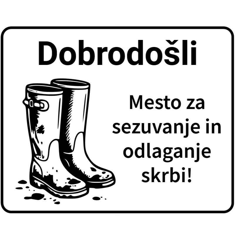 Tabla “Sezuvanje in odlaganje”